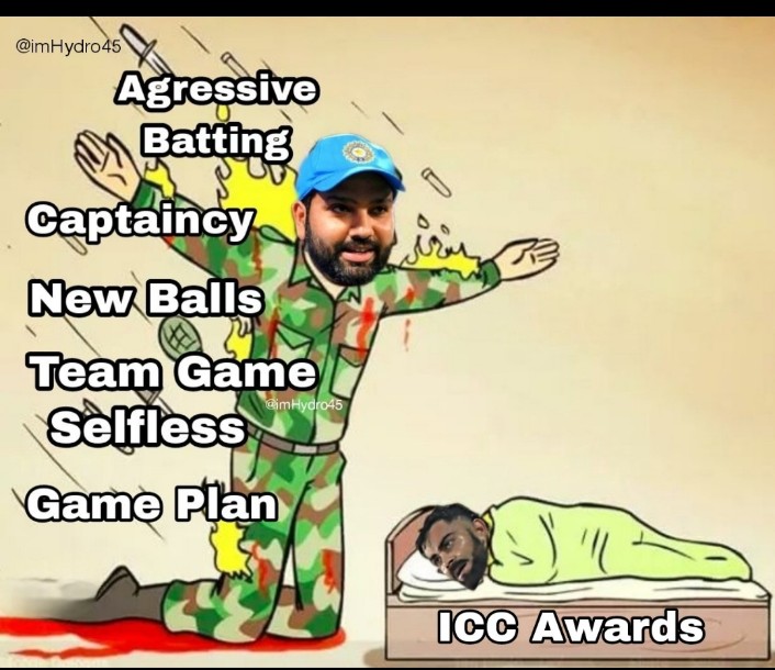 Chokli bats well only in IPL 🤡
 but cannot do it in the desired tournament.🤡
 But Chokli's father Rohit Sharma breaks the bowlers💥👑
          
           Chokli popli