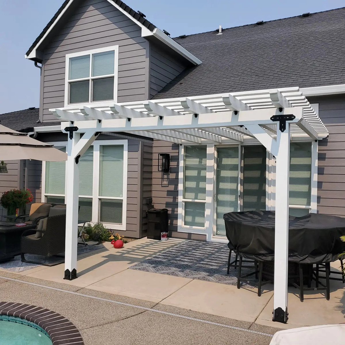 Shade season is around the corner... #pergola