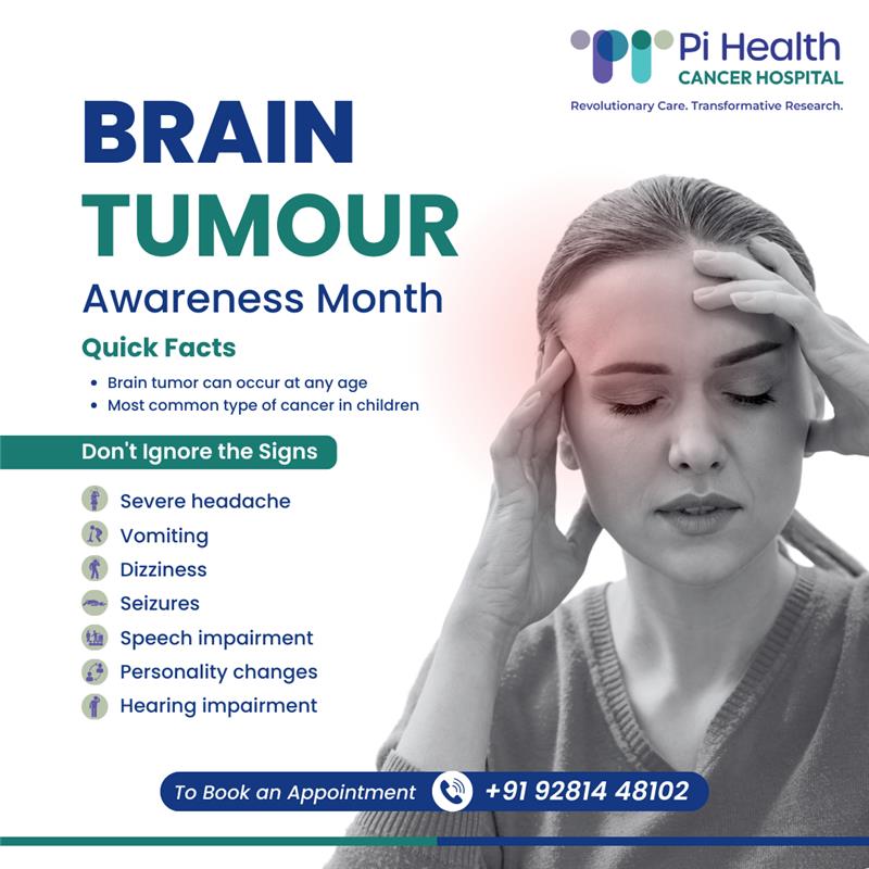 A brain tumor is an abnormal growth of cells in the brain. It can be benign or malignant and may cause various symptoms depending on its size and location. 

To Know more,
Go to pihealthcancerhospital.com
#braintumor #pihealthcancerhospital #pihealth #hyderabad #india