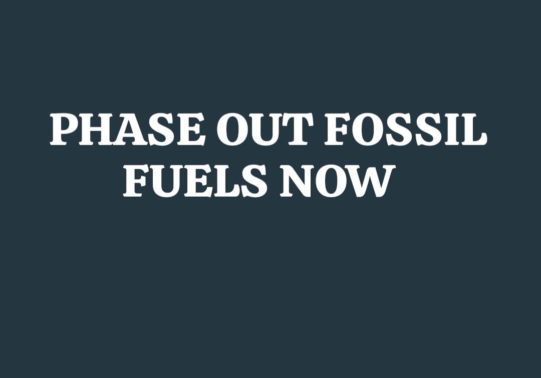 We can't save a burning planet with a firehose of fossil fuels. We must accelerate a just, equitable transition to renewables. The science is clear: The 1.5°C warming limit is only possible if we ultimately stop burning fossil fuels. phase out #fossilfuels @vanessa_vash