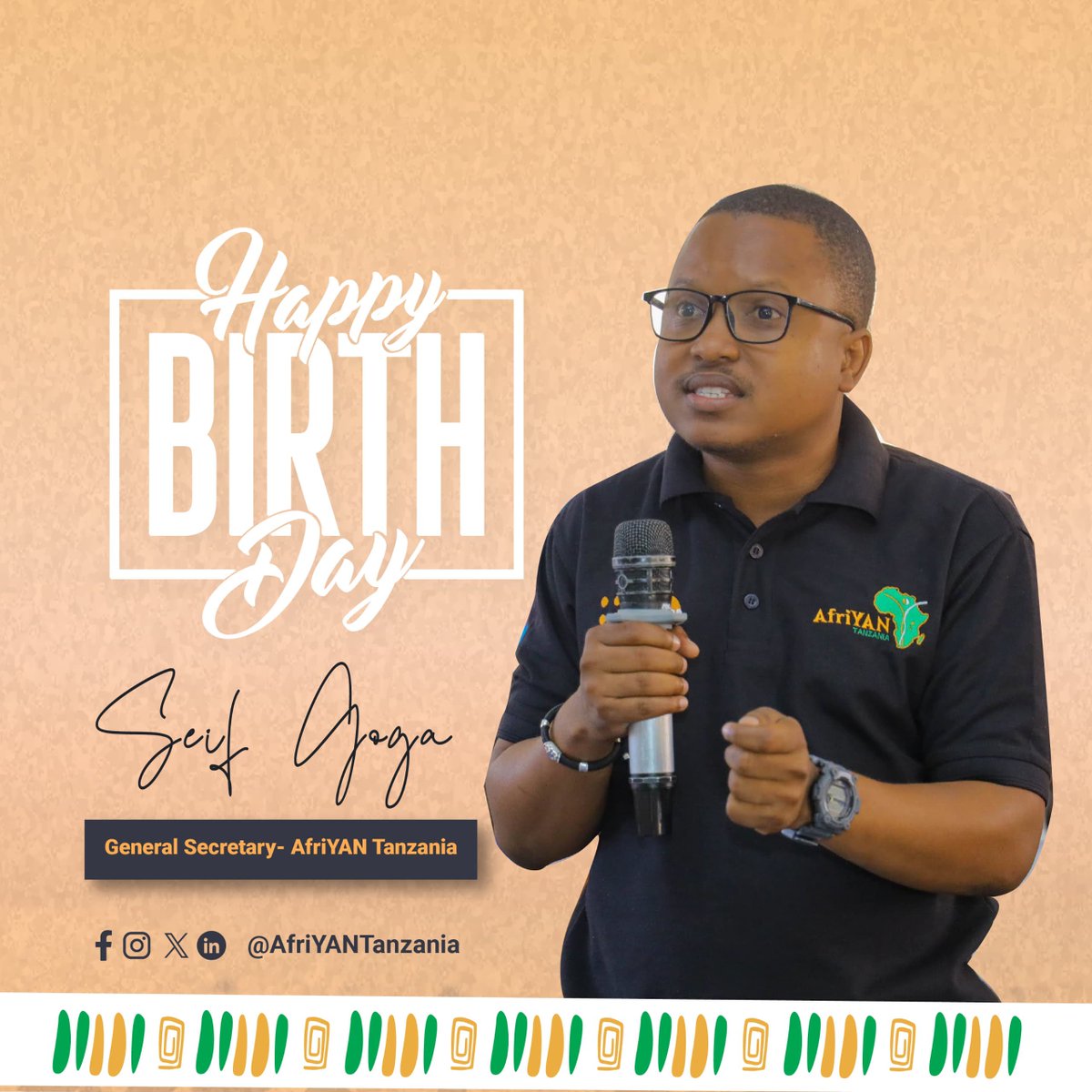 The office is full of May-born colleagues, thinking of throw a joint birthday party 🥳 AnotherOne 🥁 Happy birthday @SeifGoga wishing you a day filled with appreciation for all you do. Here’s to another year of leadership and success💪🏽