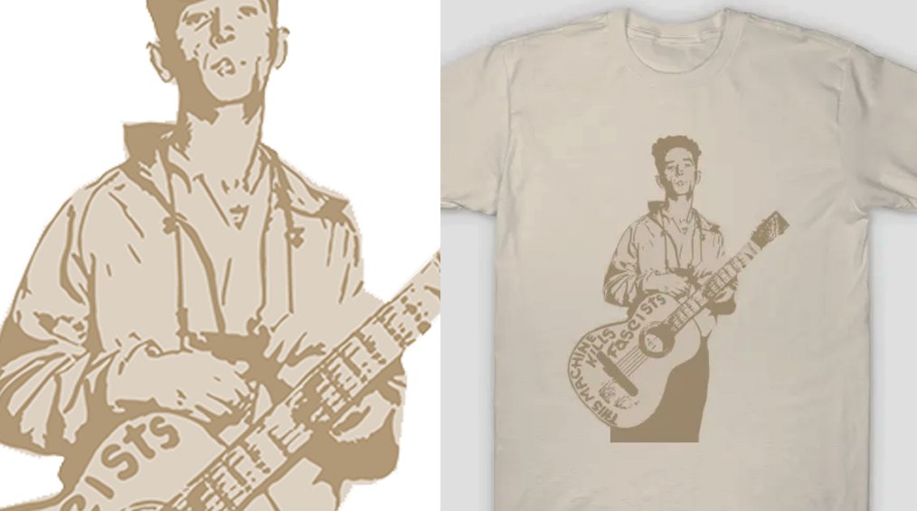 Woody Guthrie 
TEEPUBLIC: bit.ly/42U5fFj 

#woodyguthrie #thismachinekillsfascists #dylan