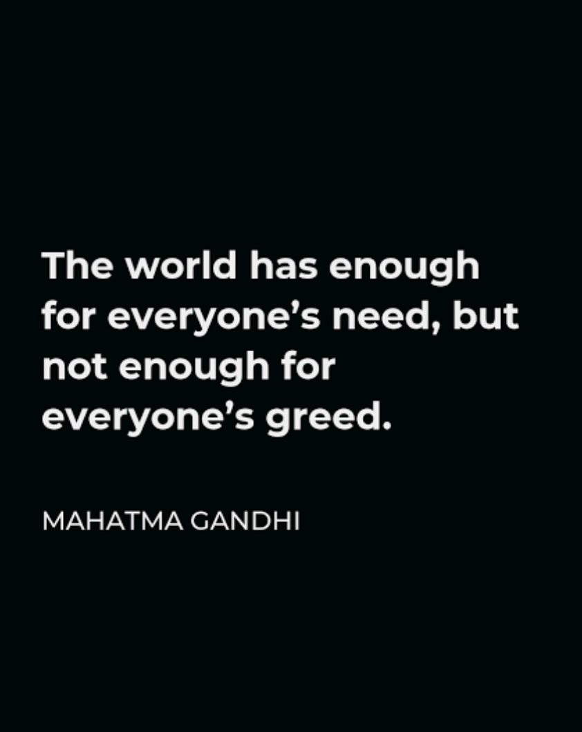And he said it decades ago. 
#needs #mahatmagandhi #facts