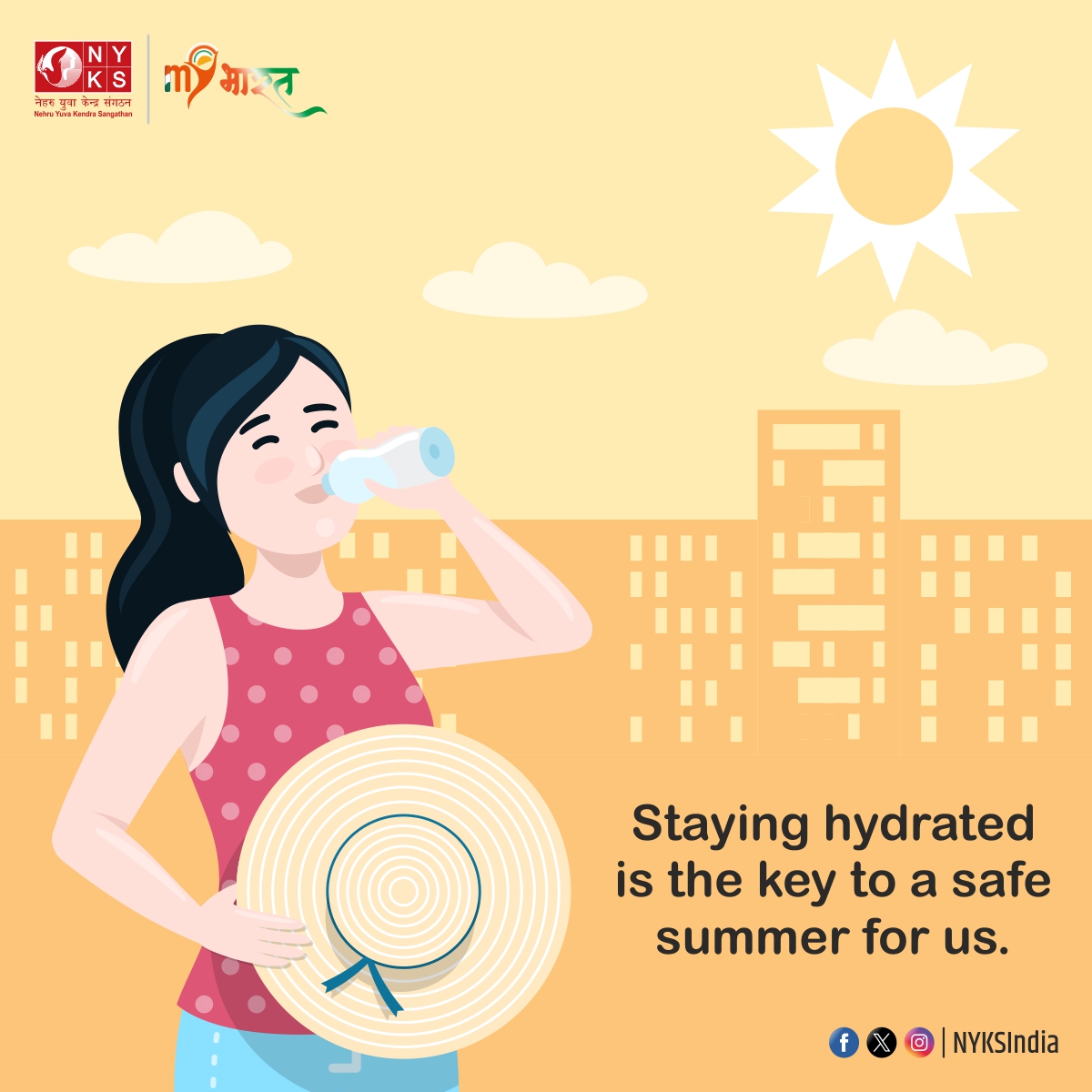 Keep cool and stay safe this summer by prioritizing hydration, sun protection, and healthy habits. Stay refreshed and protected with these essential tips! ☀️💧 #SummerSafety #StayHydrated #SunSmart #BeatTheHeat #NYKS