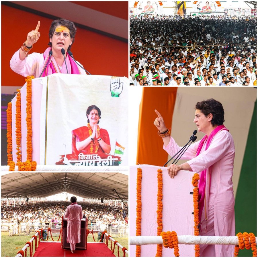 @JaikyYadav16 Priyanka Gandhi will begin her campaign today against Smriti Irani. She will personally oversee every booth and stay in both important seats to ensure KL Sharma and Rahul Gandhi win. 🔥🔥 @priyankagandhi #LokSabhaElection2024