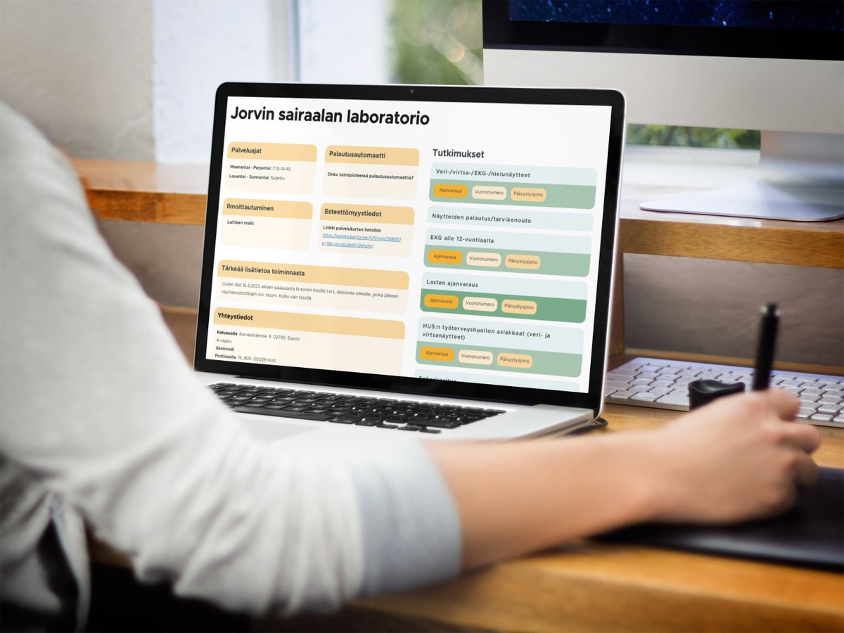 HUS Diagnostic Center Toi­mi­pis­te­so­vel­lus app­li­ca­tion st­ream­li­nes the work of cus­to­mer ser­vi­ce rep­re­sen­ta­ti­ves. Read the case study druid.fi/en/cases/hus-d… #drupal #CustomerExperience