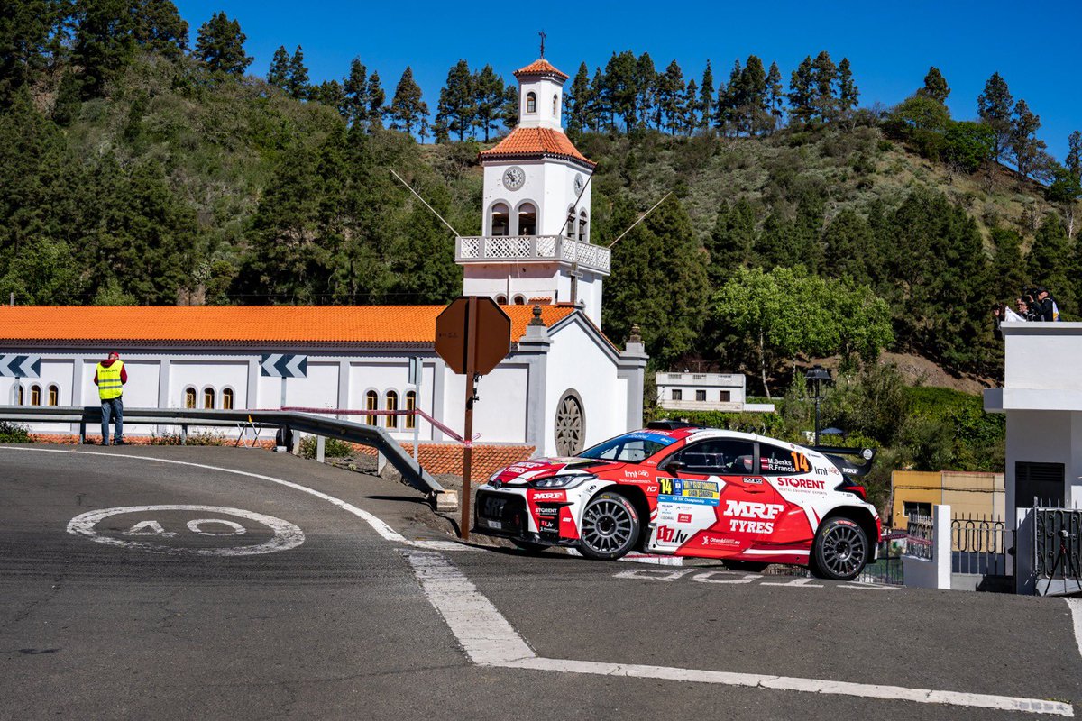 🇮🇨 @RIslasCanarias stole our hearts 🫶with its ⛱️warm and welcoming spectators, ⛰️picturesque mountain views, and charming village scenery.🌴 #RallyIslasCanarias #GranCanaria #ERC #Sesks #Francis #MRFRacing #MRFTyresEurope #SportsRacingTechnologies 📸 FLAT-OUT media agency