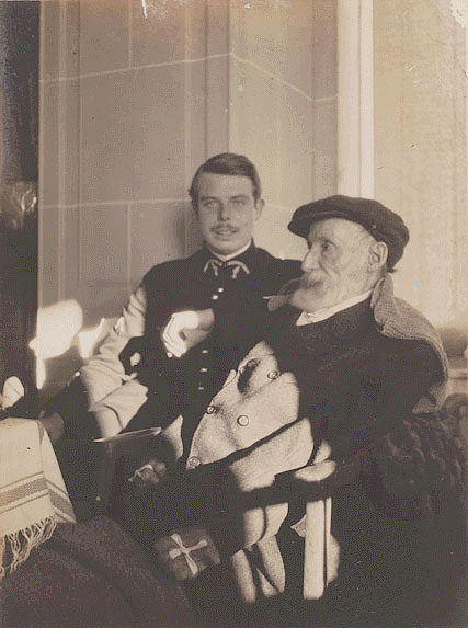 Огюст Ренуар с сыном Жаном. 1916 г.