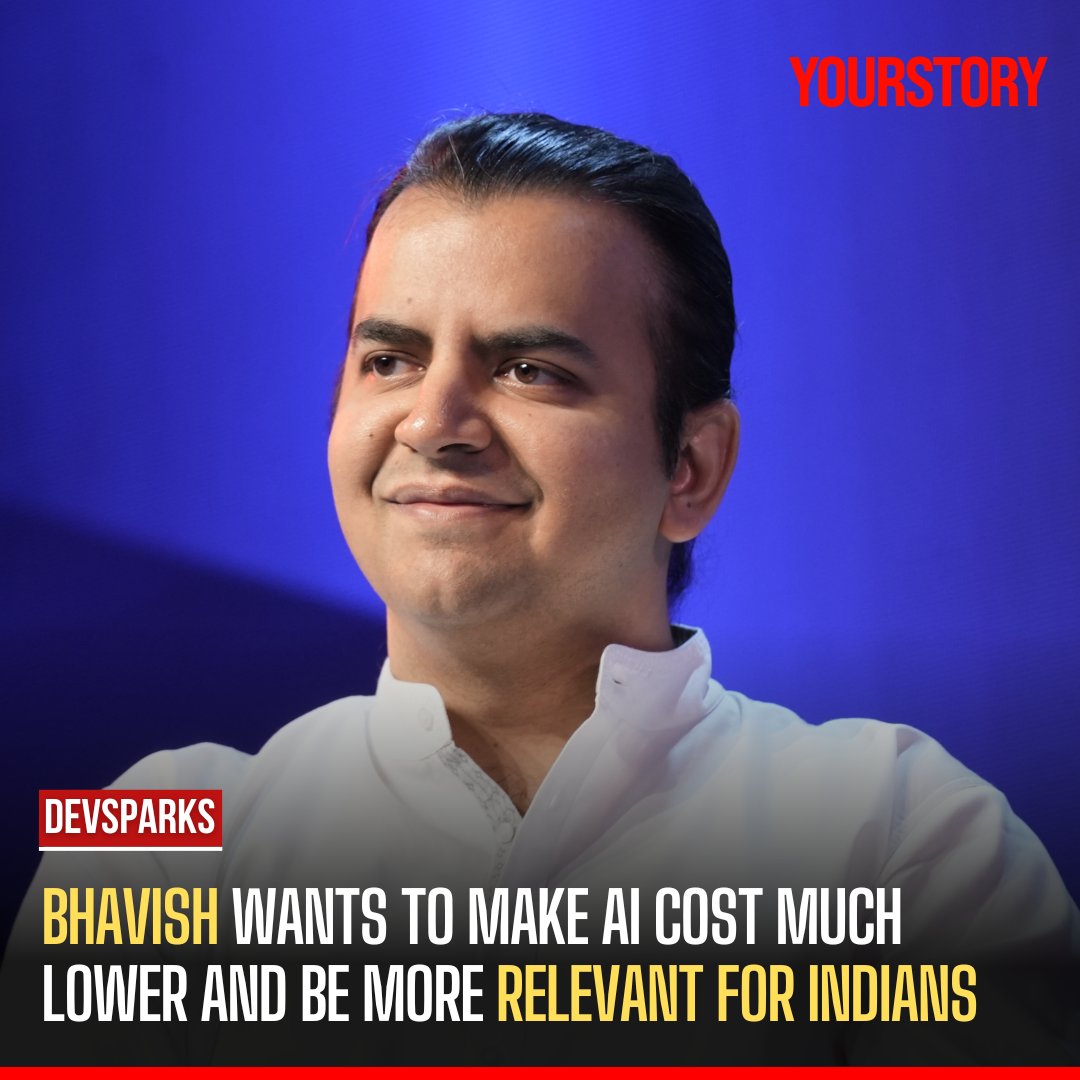 1/ At #DevSparks2024, @Olacabs Founder Bhavish Aggarwal (@bhash)  fired back at @OpenAI's Sam Altman, who doubted Indian companies' ability to create products like #ChatGPT. 

Bhavish declared that his AI startup @Krutrim would prove otherwise. 

Follow the thread 🧵