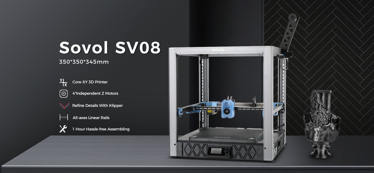 SV08 LIVE PRINTING ON TWITCH NOW! 📷📷📷 twitch.tv/sovol3d