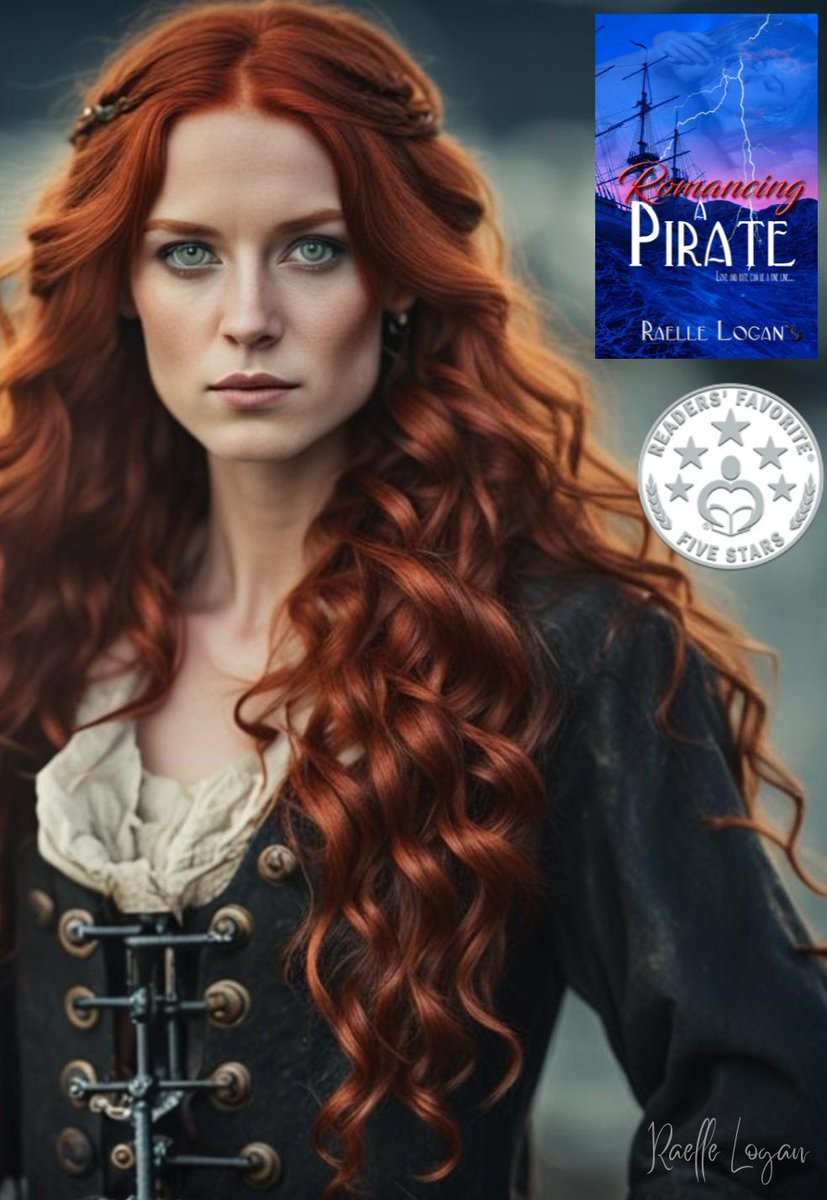 ROMANCING A PIRATE Her quest for justice after her father is murdered by pirates leads Lone Stafford into the embrace of her father's enemy. Will she surrender her life to the villain who is her father's brutal killer? #book #romance #HistoricalRomance amazon.com/author/raellel…