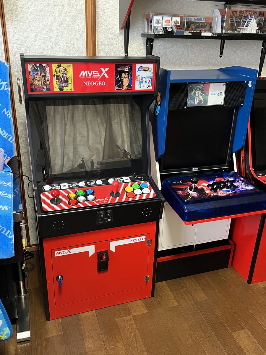 この長期休暇GWは、駄菓子屋ゲーセン目指してました。MVSX台自作