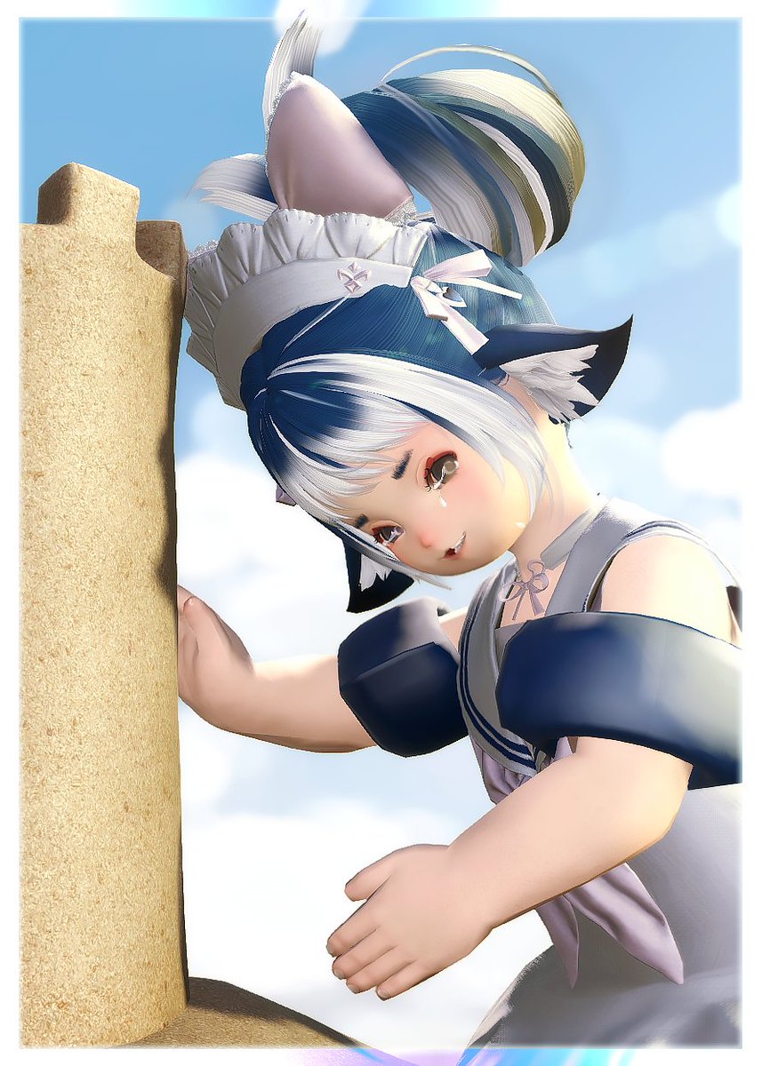 'Look look Master! I made this sandcastle! hehe.. W-would you like to help me decorate it?'

Little Comet is opening a special booking NOW for our date on 10 May! ☀️ littlecomet-ff14.uwu.ai/#beach-date 

#littlecomet_ff14