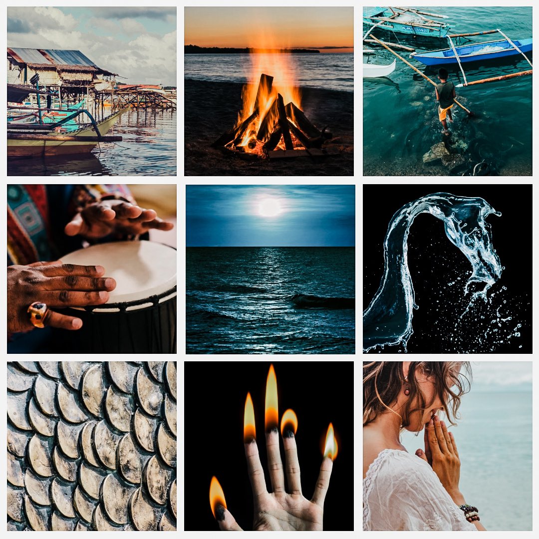 Because I'm bad at keeping my excitement to myself - introducing my next novella, #HellOrHighWater! ✨

Based on 🇵🇭 mythology, it follows Bulan, the last warrior-priestess of the gods, who is being hunted by the dragon Bakunawa, also known as the Moon Eater. 🌙🐉 #amwriting