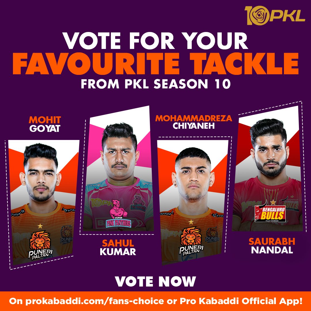 Always a no-entry on these defender's way 🚫

To vote visit prokabaddi.com or download the Pro Kabaddi Official App! 🗳👊

#ProKabaddiLeague #ProKabaddi #PKL #MohitGoyat #SahulKumar #Chiyaneh #SaurabhNandal