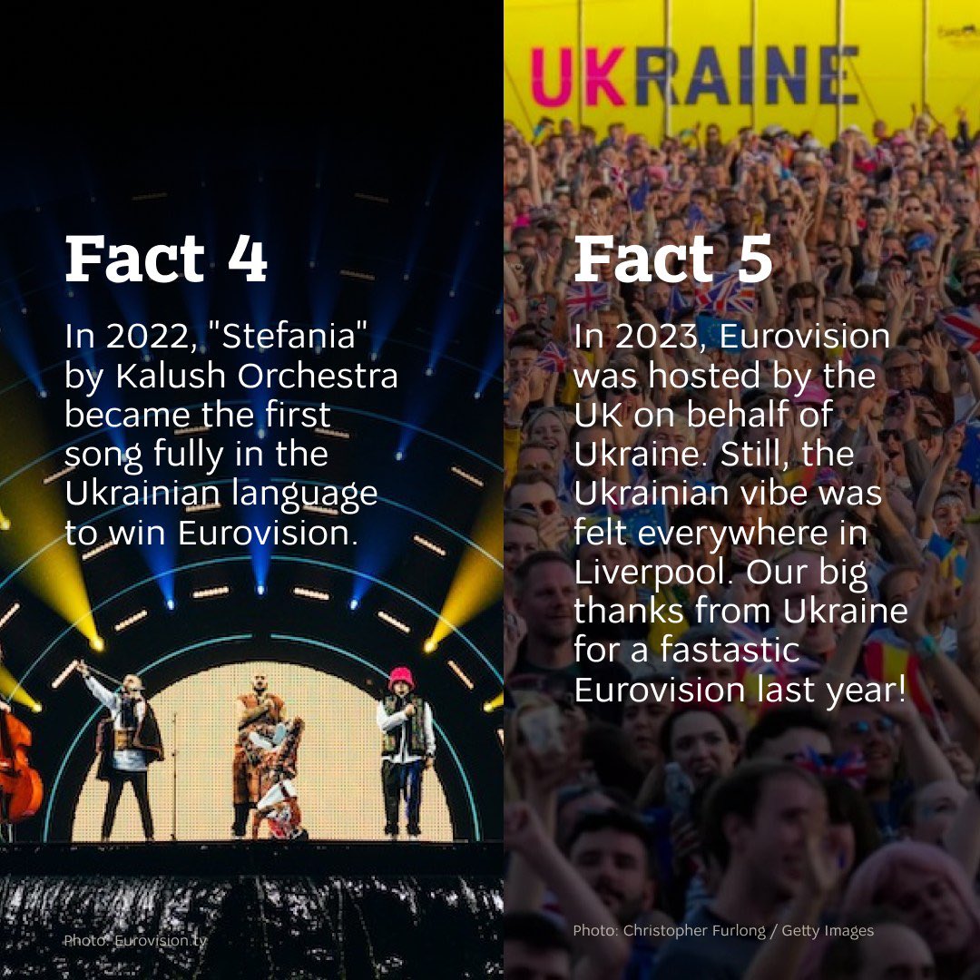 In 2024, Ukraine participates in the Eurovision for the 19th time! Interestingly, Ukraine has won 3 times so far and remains among the most successful Eurovision countries 🇺🇦 Explore more facts about Ukraine at the Eurovision ⤵️ #WorldOnHerShoulders #Eurovision