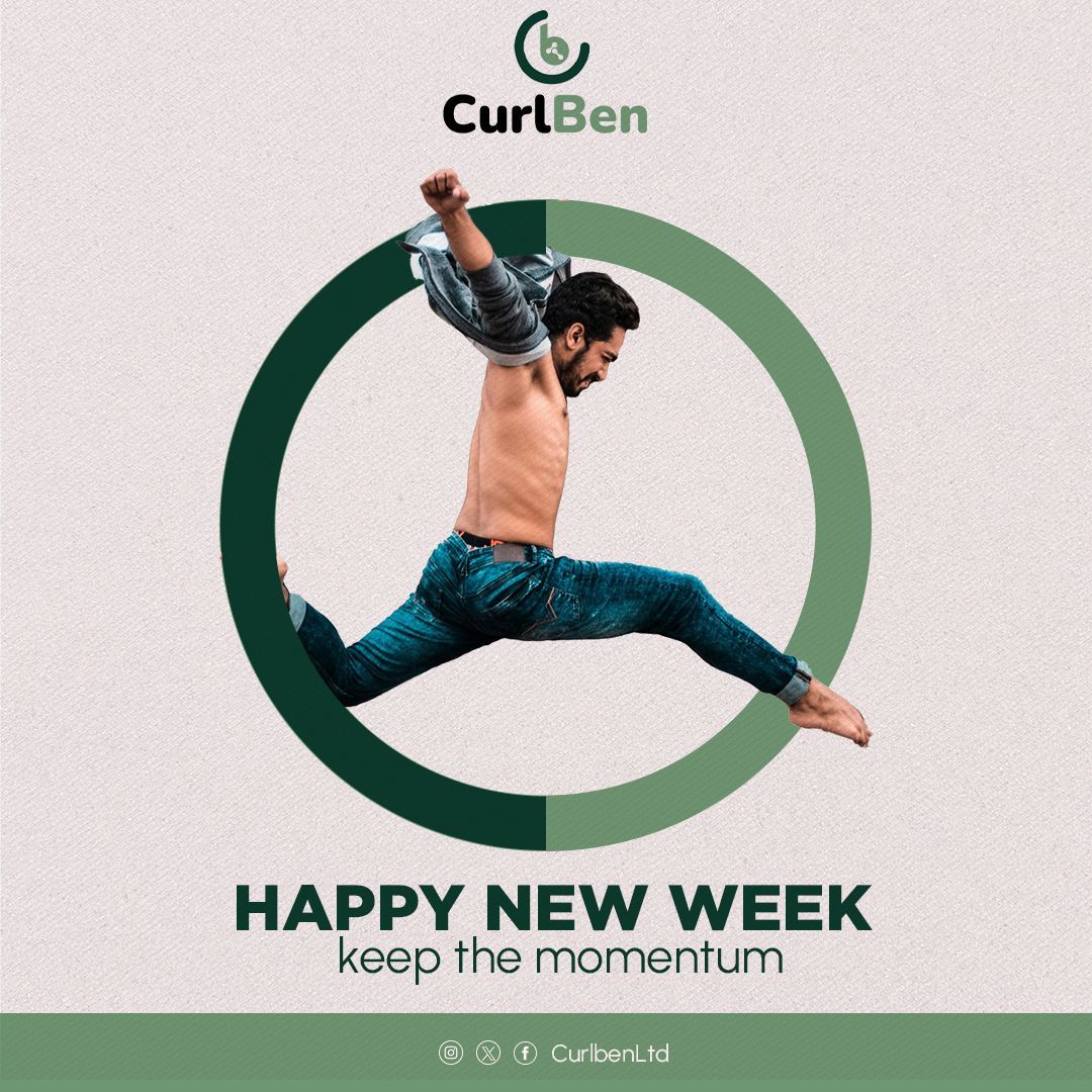 'Embrace the new week with Curlben Solutions! 💪✨ Together, let's conquer new horizons and achieve remarkable growth. Trust us to guide you towards success every step of the way. #NewWeekNewPossibilities #DigitalSuccess #CurlbenSolutions'