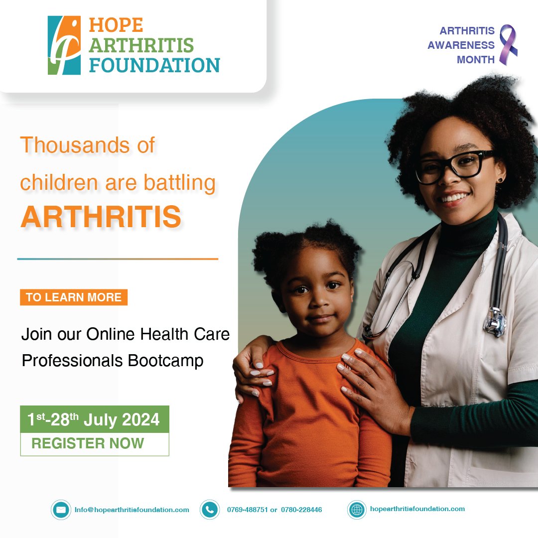 May is Arthritis Awareness Month! Discover how our boot camps equip healthcare professionals to support children with rheumatic diseases. Join the bootcamp today! bit.ly/HAFbootcamp
#ArthritisAwarenessMonth #arthritisawareness #HealthcareTraining