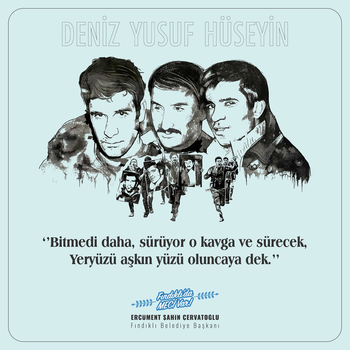 “Bitmedi daha, sürüyor o kavga ve sürecek Yeryüzü aşkın yüzü oluncaya dek.” Deniz Gezmiş, Yusuf Aslan ve Hüseyin İnan; demokratik ve tam bağımsız Türkiye mücadelemizde yaşıyorlar. #6Mayıs1972