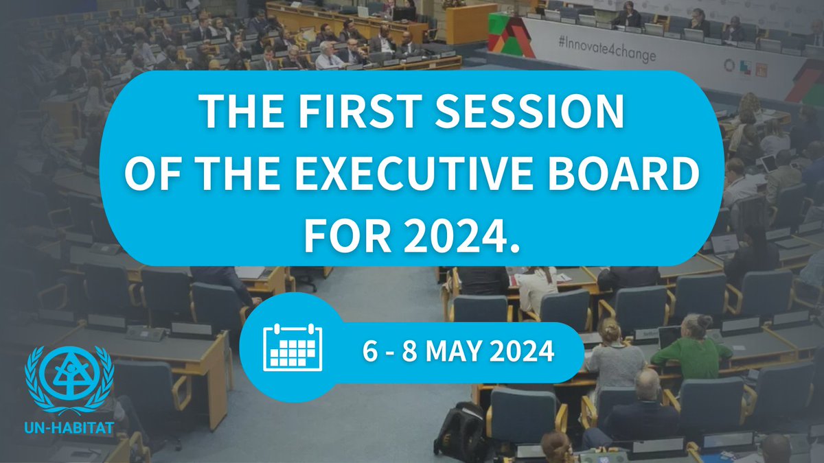 The Executive Board of UN-Habitat is all set for its first session of 2024 starting today. The session will feature a presentation of the draft work plan for 2025 and a discussion of the outline for the Strategic Plan 2026-2029.