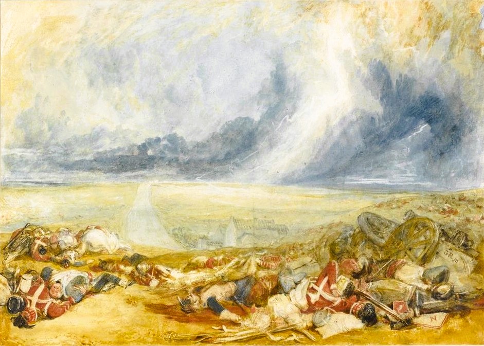 @CemeteryClub Turner's painting of the dead on the field of Waterloo is a fitting way to remember Napoleon and what he was responsible for.