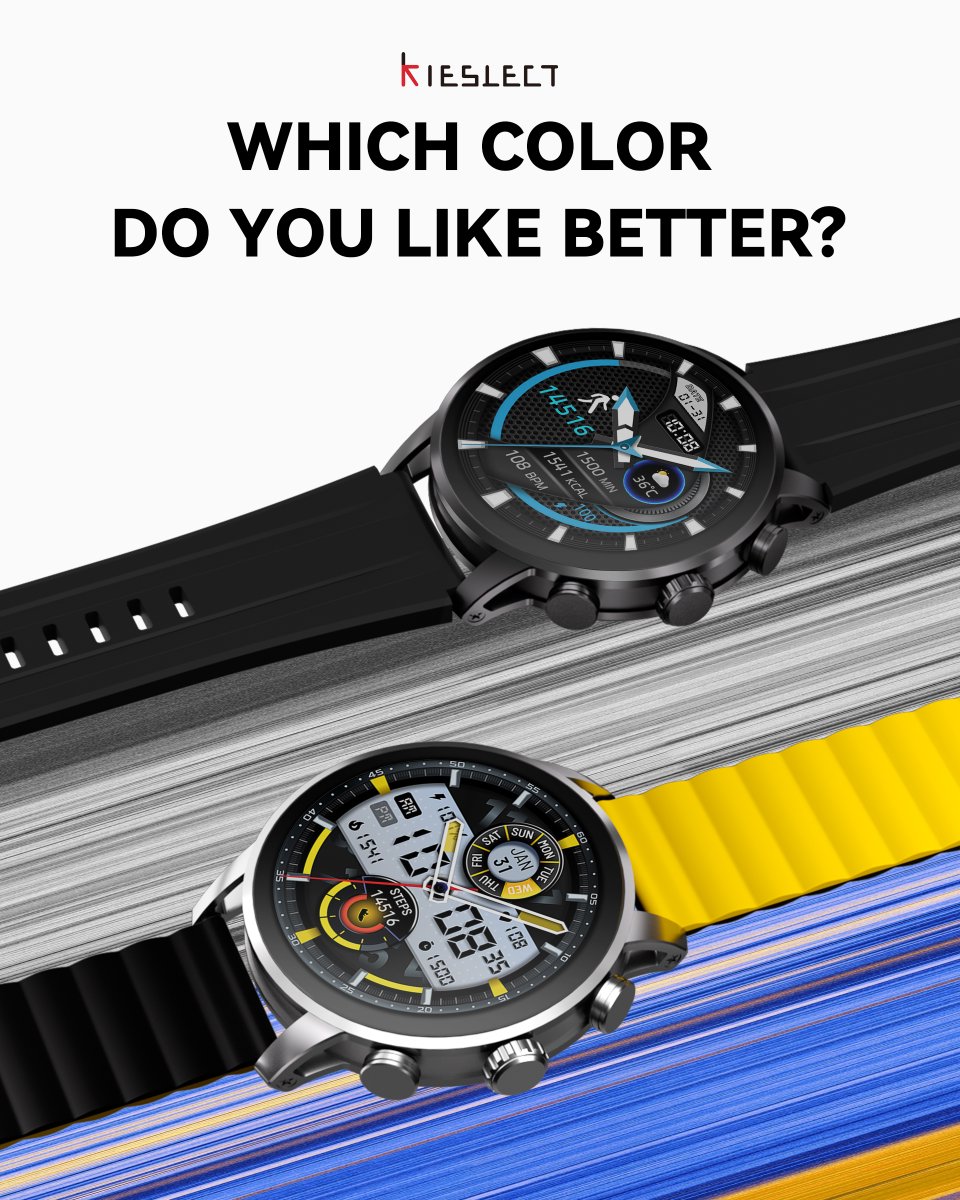 kieslect's tweet image. 🌈 Let's add some color to your day! Which shade of #Kieslect Kr2 speaks to your style: Stainless Steel or Black🤔?
Cast your vote and let us know in the comments below!

#smartwatch #colorfulchoices #KieslectKr2