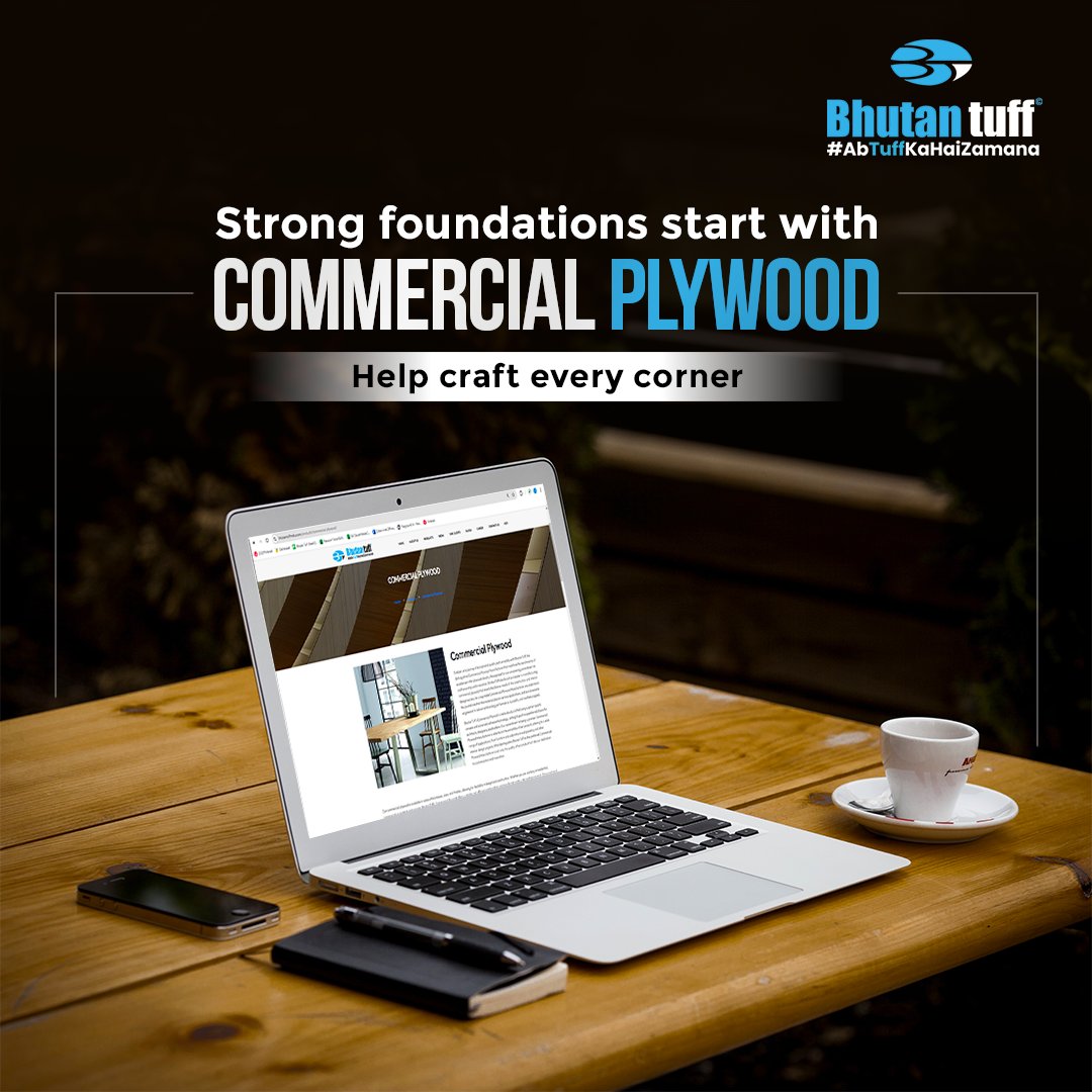 Transforming spaces with Bhutan Tuff's commercial plywood, ideal for construction, furniture, and more, ensuring durability and quality in every application.
#abtuffkahaizamana #tuffply #plywoodcompany #commercialplywood #interiors #strongfoundation
