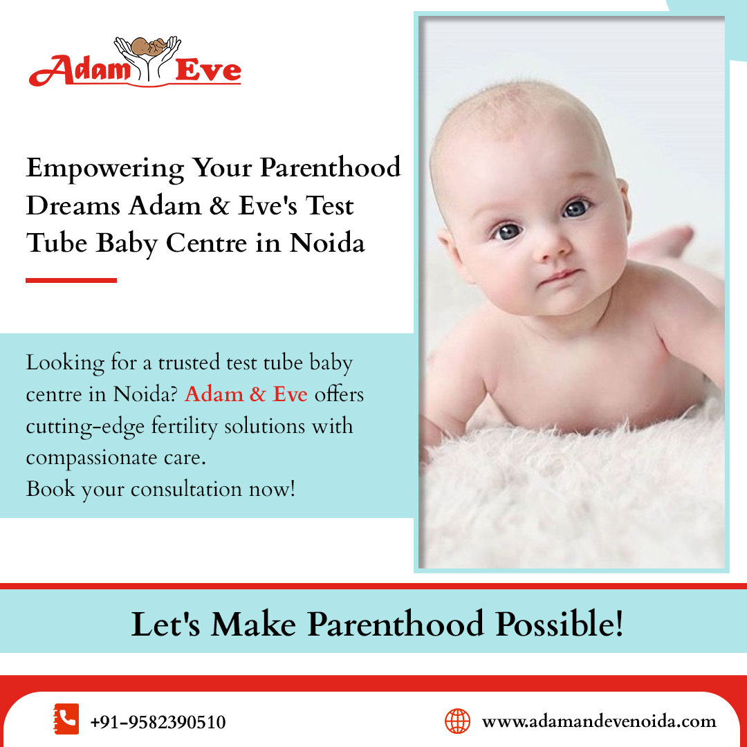 Embrace parenthood with the help of our experienced fertility specialists at Adam and Eve Noida. 
𝗕𝗼𝗼𝗸 𝗬𝗼𝘂𝗿 𝗙𝗶𝗿𝘀𝘁 𝗙𝗿𝗲𝗲 𝗔𝗽𝗽𝗼𝗶𝗻𝘁𝗺𝗲𝗻𝘁:
𝗖𝗮𝗹𝗹 +𝟵𝟭-𝟳𝟲𝟲𝟵𝟴𝟬𝟱𝟲𝟬𝟬
#NoidaFertility #FertilityClinic #IVF #FamilyDreams