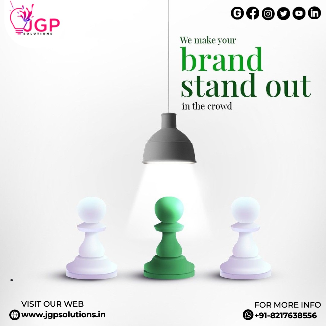 Discover the brand that's igniting minds and redefining possibilities. Join us in shaping a future where innovation knows no bounds.

#JGPSolutions #RedefiningPossibilities #BrandRevolution #InspiringChange #JoinTheJourney #FutureShapers #LimitlessInnovation #BrandAwakening