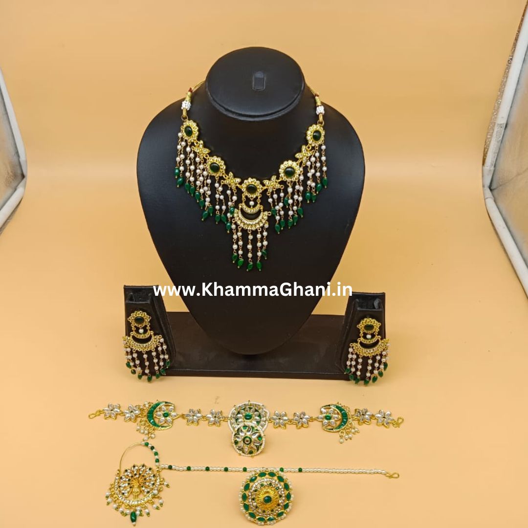 Dulhan Jewellery Set For Wedding
#dulhanjewellery #weddingjewellery #neckalce 
khammaghani.in/product/dulhan…