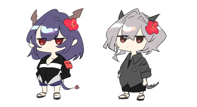 花の位置同じでかわいい#ArknightsFanArt 
