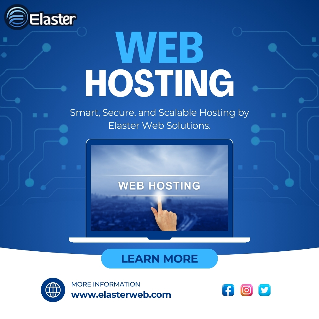 Elaster Web Solution: Your go-to provider for seamless, reliable web hosting. Experience top-tier performance, security, and support! 🌟
Visit Now : elasterweb.com
#WebHosting #HostingServices #HostingProvider #SharedHosting #VPSHosting #DedicatedHosting #CloudHosting