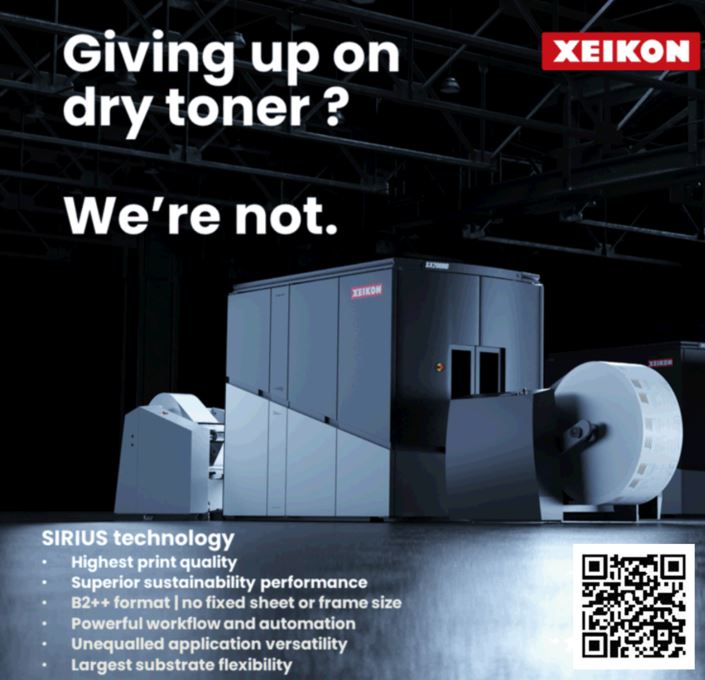 Giving up on Dry Toner ? We’re not.

Xerox will stop making its iGen5 over the summer after Kodak discontinued its dry toner portfolio with Nexpress, Nexfinity and Ascend. 
We believe dry-toner has a future. scan below and find out. 
#digitalprinting #SIRIUStechnology