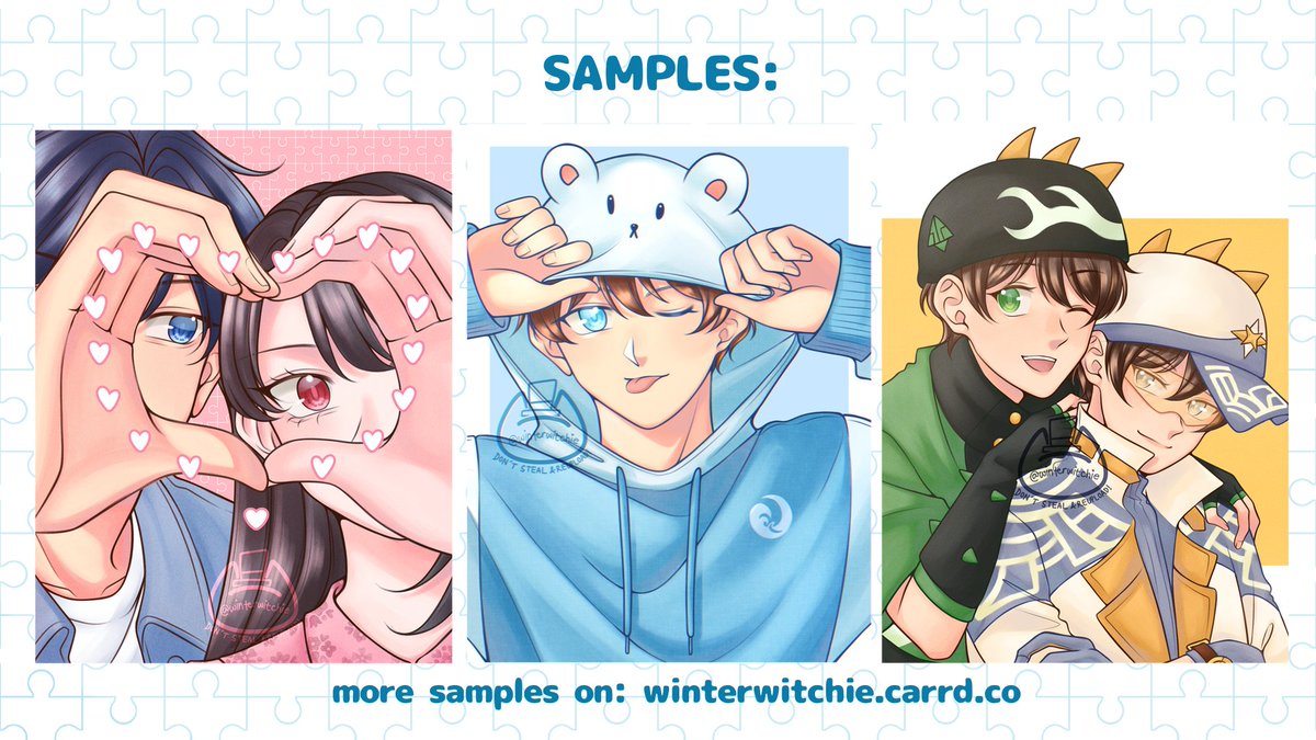 🌻 OPEN COMMISSION 🌻

Hi, I'm opening commission for local (🇮🇩) and international for 10 slots. Retweets and likes are appreciated, thank you! 💕

More samples on:
📎 winterwitchie.carrd.co

Please hit my DM if you're interested :D

#commission #artidn #zonakaryaid