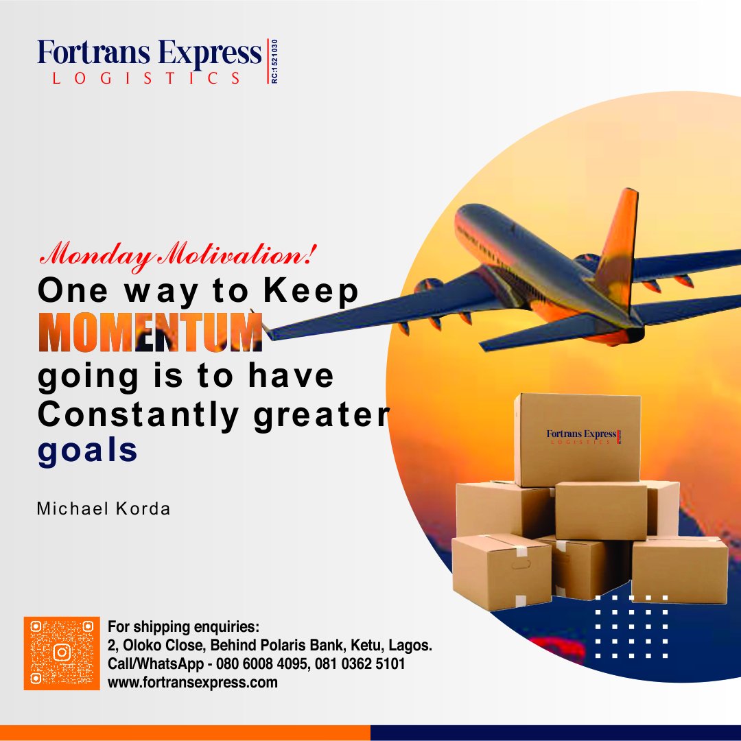 Cheers to a wonderful new week!!
 Send your packages or documents, and we deliver to over 200 countries globally.  Call Now 📞 080 6008 4095. Enjoy 20% discounted rate on all your shipments.
#HappyNewWeek #fortransexpress #export #express #doorstep #deliveryservice #uk #us #lagos