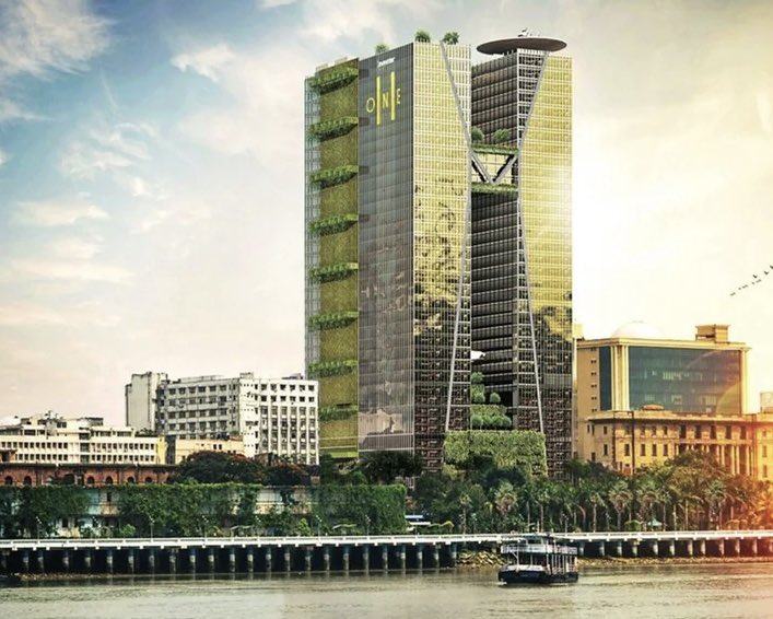 The building permit for the tallest commercial project of Kolkata coming up on the riverfront has been obtained. The project, dubbed Keventer One, will consist of mainly commercial space along with a hotel.

PC: BBWL
