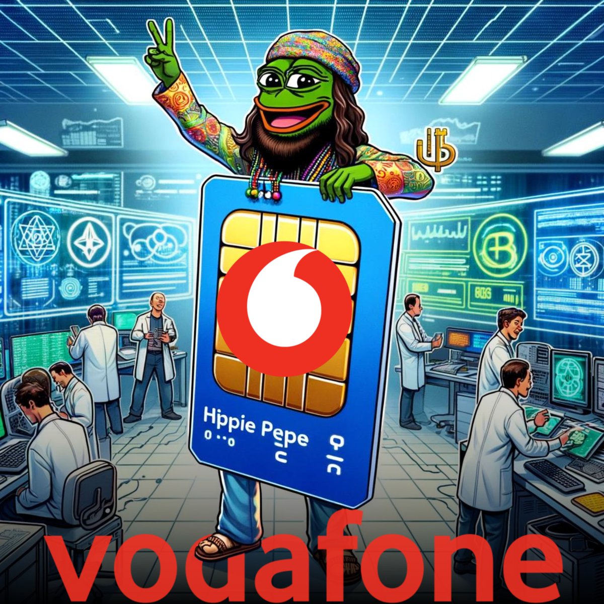 📱💰 Breaking barriers and SIM cards! Vodafone is taking a giant leap by integrating crypto wallets into SIM cards, Ready to tap into the future of mobile crypto? 🌍🚀 #hippiepepe #SIMplifyCrypto #techrevolution  #VodafoneCrypto #CryptoWallets #SIMIntegration