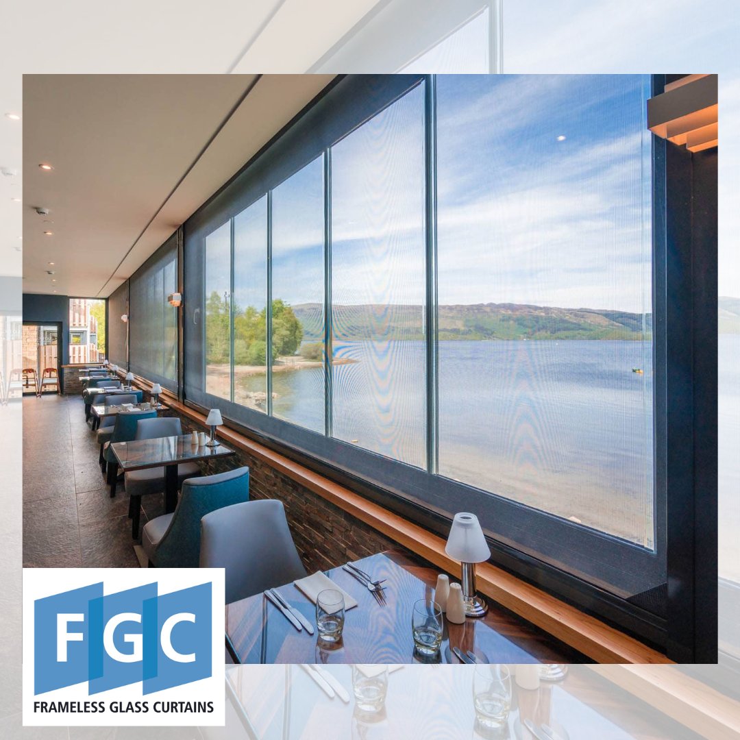 fgc_ltd's tweet image. Enjoy less visible aluminium and more glass with our Frameless Glass Windows! 
With these Frameless windows the customers at @LodgeLochLomond can sit back and take in the fabulous waterfront restaurant and it's panoramic views on the Loch and Ben Lomond. 
#framelesswindows