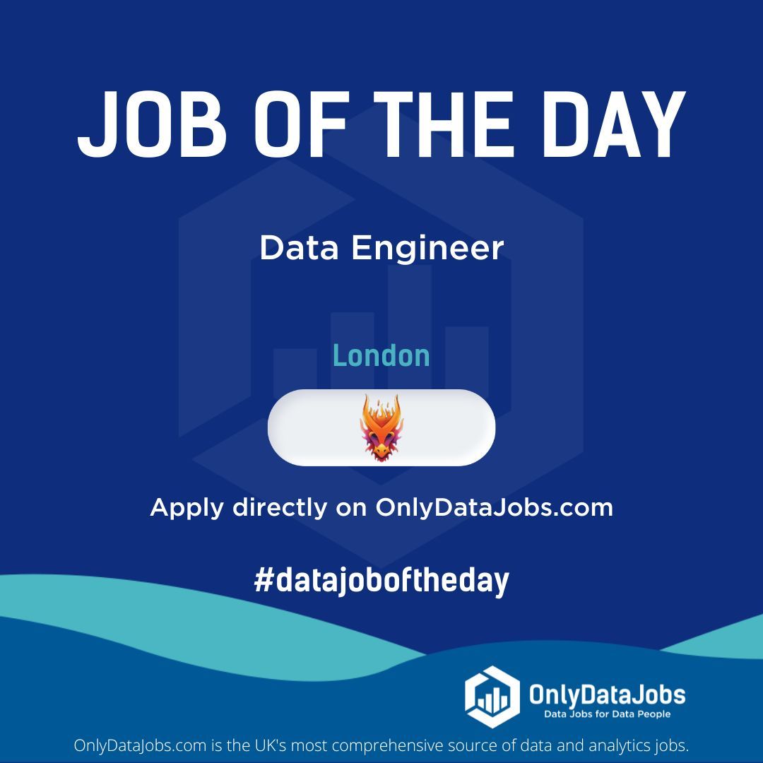 Unreal Gigs is HIRING NOW for a Data Engineer - London. Our view at OnlyDataJobs: Join Unreal Gigs as a Data Engineer, spearheading data-driven solutions in a dynamic environment. Apply directly on buff.ly/3wjuB4V or on buff.ly/3J7H4Jf!