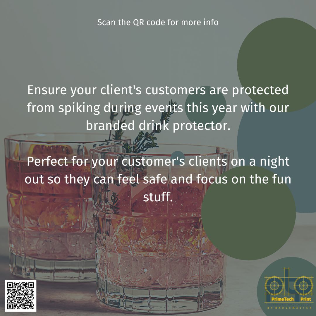 Calling all Promo Distributors! - Do your client's customers feel safe when they go out and about? 😟 

Scan the QR code for more information. 😊 

#Spiking #PrimeTechPrint #Branded
