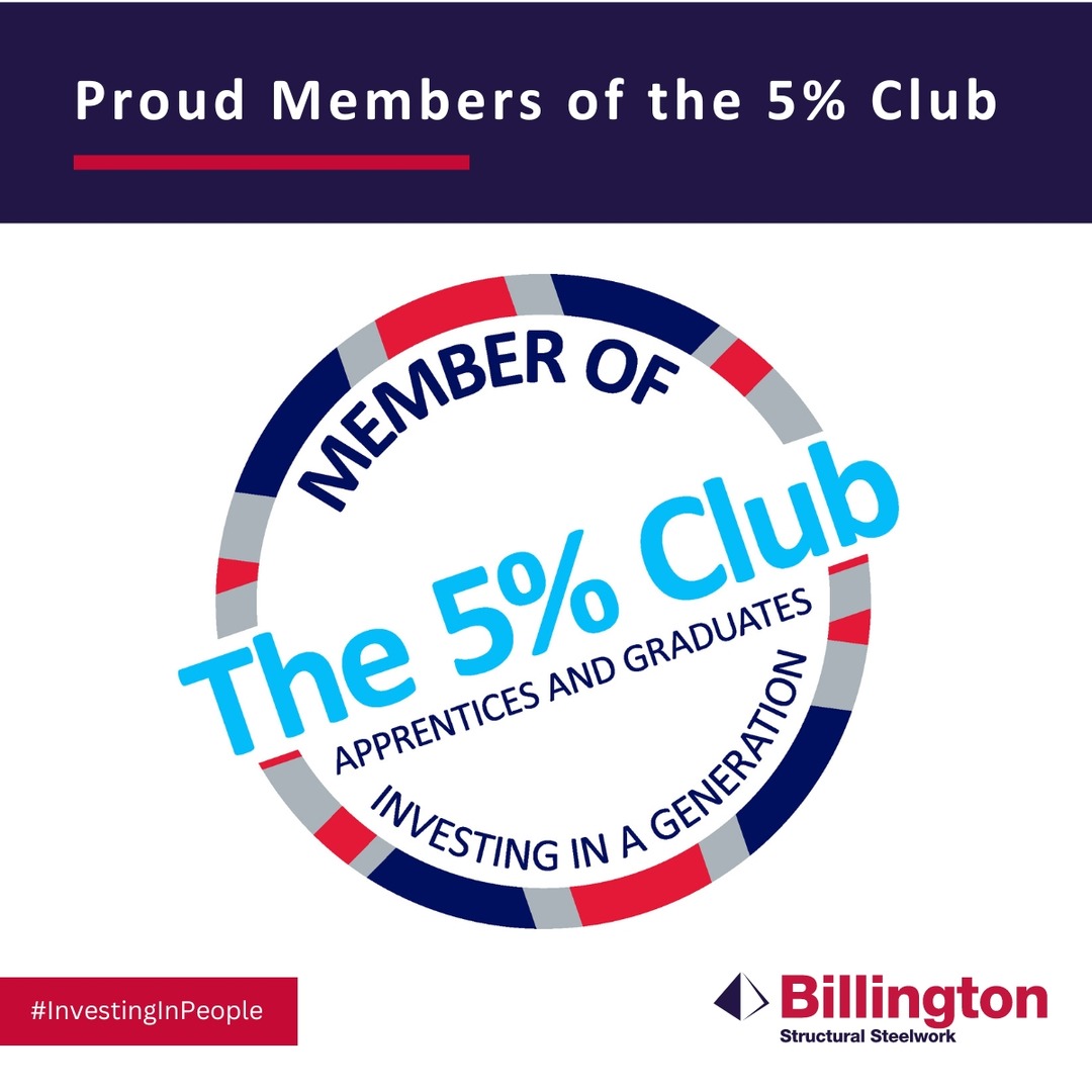 🌟 We're thrilled to announce that we have joined the prestigious @5PercentClubUK  🌟

As part of this industry-led initiative, we're committed to nurturing a skilled workforce for a brighter future. 

billington-structures.co.uk/member-of-the-…

#BuildingTheFuture