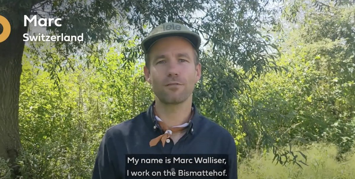 “#Organic agriculture offers a way to be mindful of #biodiversity while growing our vegetables and taking care of animals.” 🗣 Marc Walliser gives his message for #IGrowYourFood day. Join us on 11th September to celebrate farmers like him. youtube.com/watch?v=KfPOrZ…