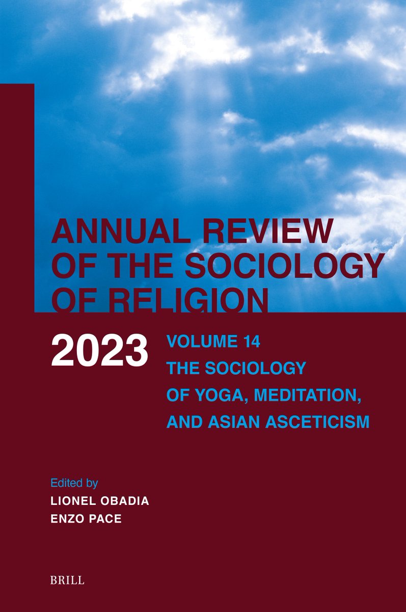 New Issue!

👉 'The Sociology of Yoga, Meditation, and Asian Asceticism' addresses the challenges of the diversity and complexity of sociological approaches to Asian forms and dynamics of Asian or Asian-inspired ascetic practices. 
To the issue: ➡️ brill.ws/obadiapace