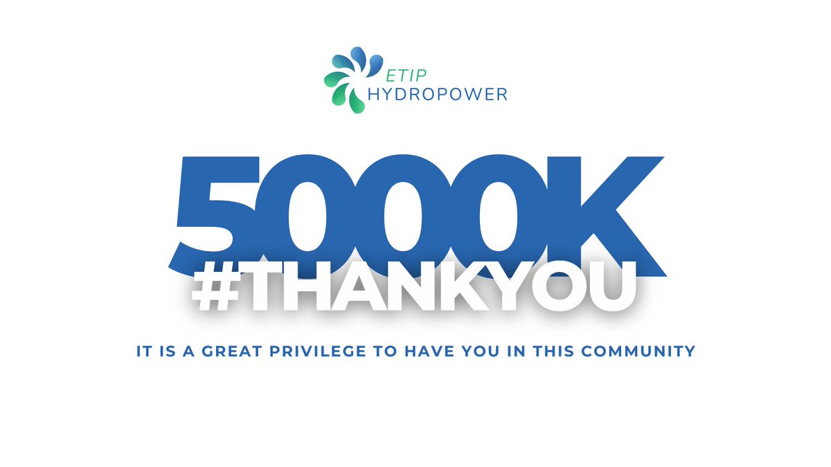 𝐄𝐱𝐜𝐢𝐭𝐢𝐧𝐠 𝐍𝐞𝐰𝐬! 🎉 We've reached 5000 followers! 🌟✨ Thank you to each and every one of you for being a part of our incredible community. Your support, engagement, and enthusiasm mean the world to us. 🙏🌍 #5000Followers #Thankyou #Community #ETIPHYDROPOWER