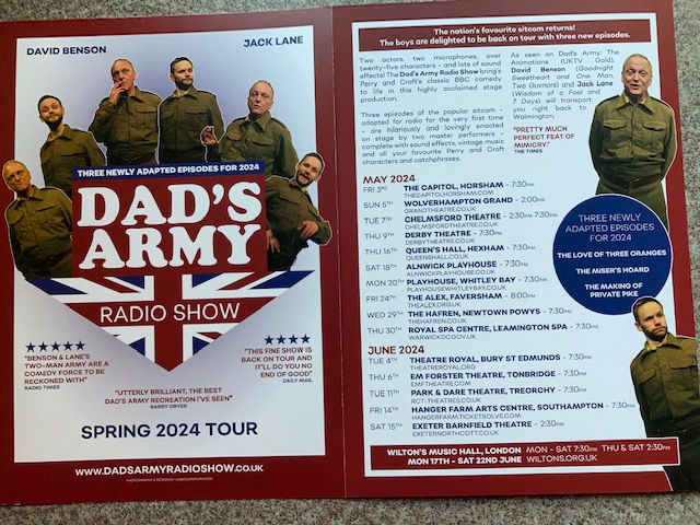 Saw this show yesterday @WolvesGrand OMG!!! @DadsArmyRadio were BRILLIANT!!! 5 stars...and then some!!!🤣🤣🤣 HIGHLY RECOMMENDED!!!