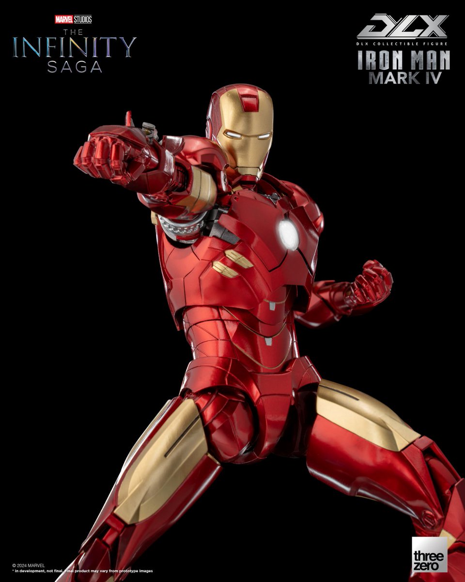 DLX Iron Man Mark 4 has now started its pre-order at threezero Store, threezero Tmall, and distribution partners worldwide! bit.ly/Mark4ENG #threezero #DLX #Marvel #IronMan #Mark4 #TheInfinitySaga #Avengers #actionfigures #collectibles #toys