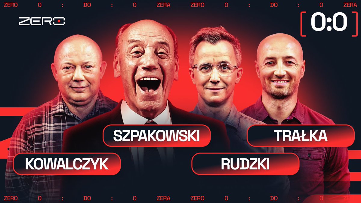 Zapraszamy na live "Zero do Zera", w którym Przemysław Rudzki i jego goście: Wojciech Kowalczyk, Łukasz Trałka oraz Dariusz Szpakowskim, omówią najważniejsze wydarzenia piłkarskiego weekendu w Polsce i Europie.

W programie:
⚽️ Liga Mistrzów - Wielka Gra o Finał!
⚽️ Ekstraklasa -