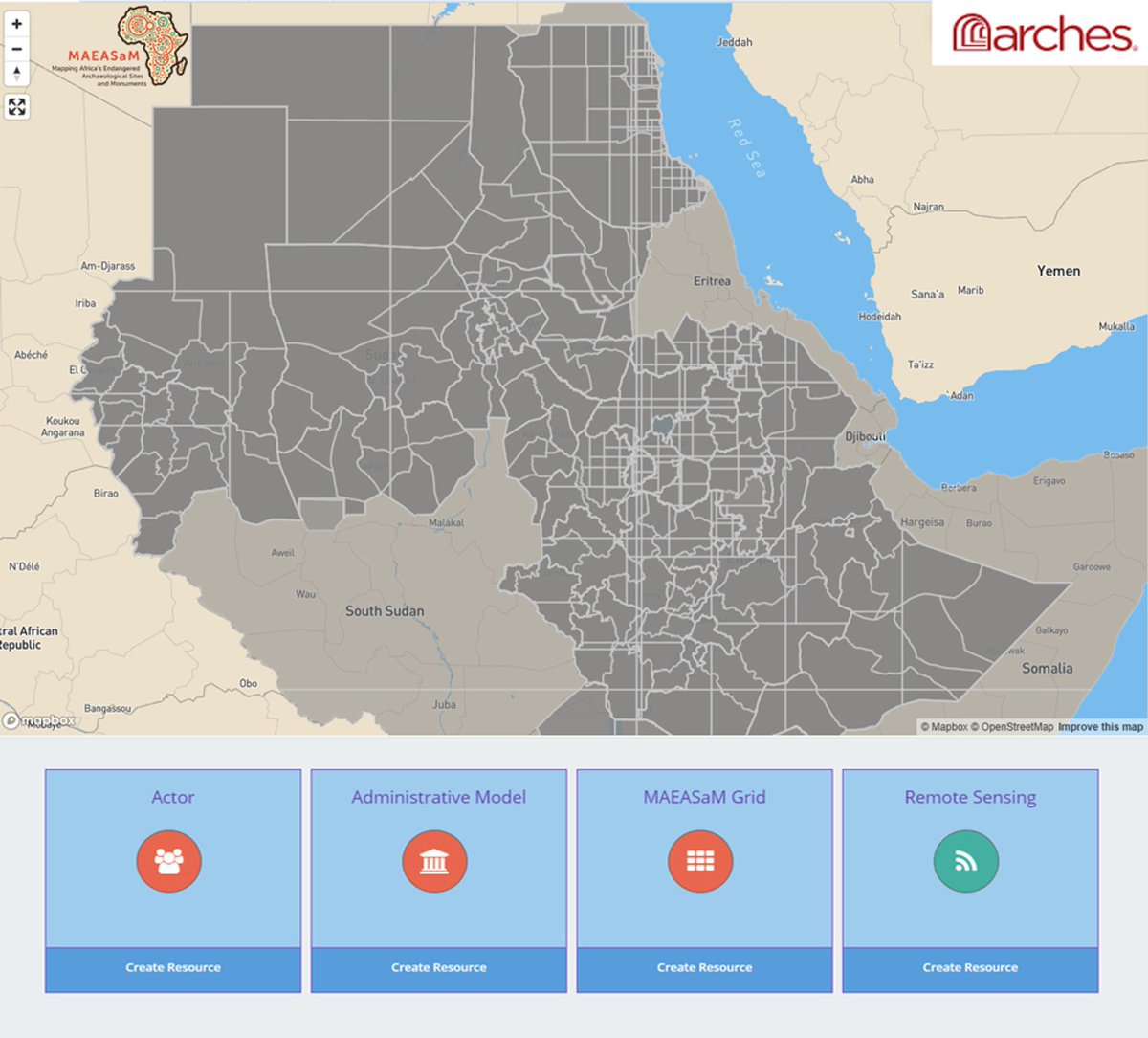 We are also continuing with the uploading of the project partner countries' administration boundaries, with Sudan and Ethiopia having been completed, along with Senegal and Mali.

#Arches #DigitalHeritage #AfricanHeritage #OpenSource