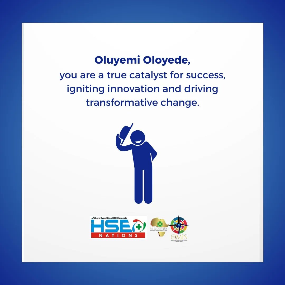 📣 Be inspired by Oluyemi Oloyede, MD and CEO UAC Foods. A true visionary whose relentless pursuit of excellence and remarkable leadership is driving positive change in the business world.

👏Applaud effective leadership. 

#HSENations #AfriSAFE #TheOMIS #Inspiration #Leadership