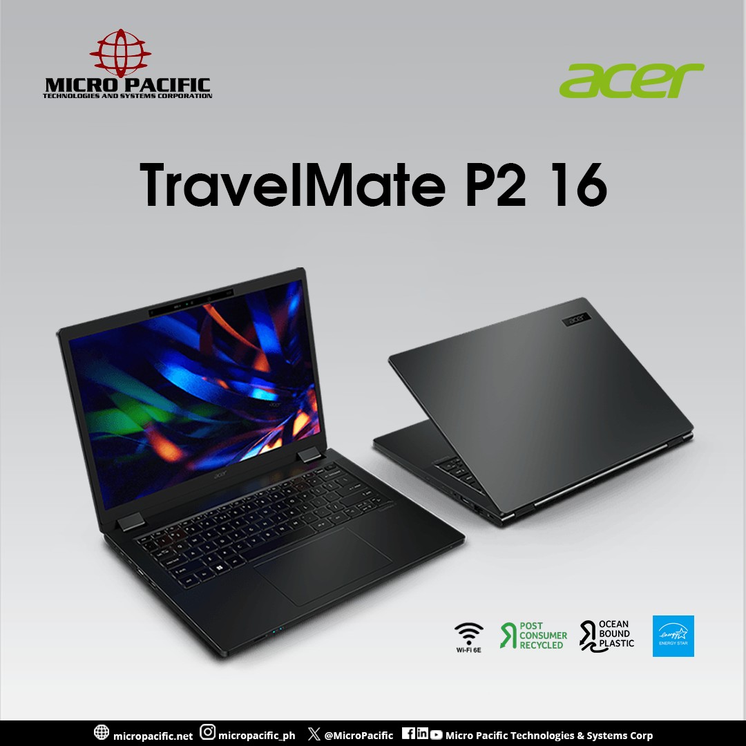 Your new partner for remote work. Acer TravelMate P2 16 Laptop has all the ports and fast WiFi 6E connectivity you need for any situation including optional 4G LTE1 for you to stay connected to the world anywhere. 💻 ⛱ 🌐
